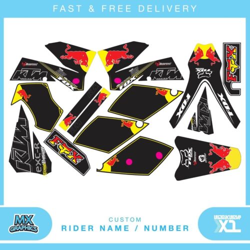 KTM SX SXF125 250 300 450 05-06 EXC EXC-R 05-07 Graphics Sticker Kit