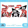 Fits Yamaha XT125 . Custom MX Vinyl graphics, Decal Sticker Kit