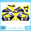 suzuki LTR450 quad graphics stickers decals name & number mx laminate vinyl