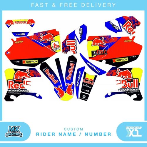 Fits Yamaha WR 450 F 05 Custom Mx vinl graphic, decal, sticker kit.