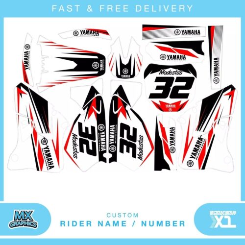 Fits Yamaha YZ 250 96-01 Custom Mx vinl graphic, decal, sticker kit.