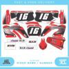 Fits Honda CR125-250 years 00-01. Custom MX Vinyl graphics, Decal Sticker Kit