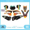 Fits KTM SX450 07-09 . Custom MX Vinyl graphics, Decal Sticker Kit