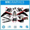 Fits CR 85. Custom MX graphics,decal,sticker kit