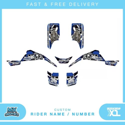 Fits Yamaha Blaster 200YFS 1988-2005 quad decals name & number mx laminate vinyl