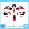 Fits Honda CR125 . Custom MX Vinyl graphics, Decal Sticker Kit