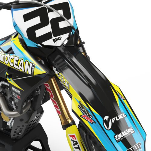 SUZUKI RMZ 450 STICKER KIT - 2014-2023 - MX MOTOX MOTOCROSS GRAPHICS KIT