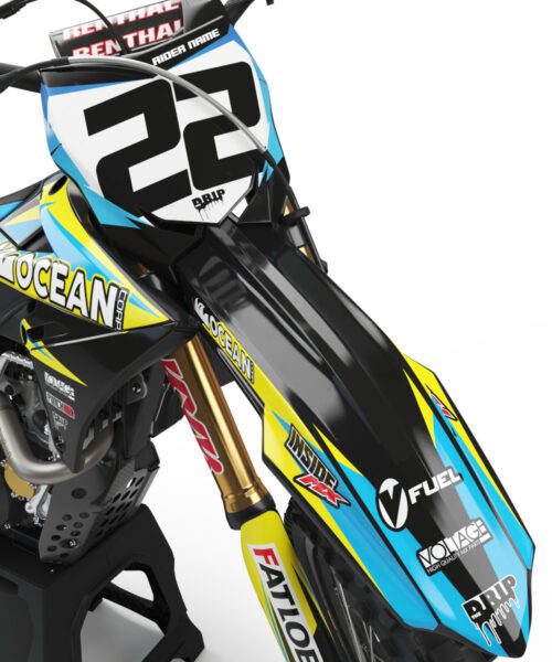 SUZUKI RMZ 450 STICKER KIT - 2014-2023 - MX MOTOX MOTOCROSS GRAPHICS KIT