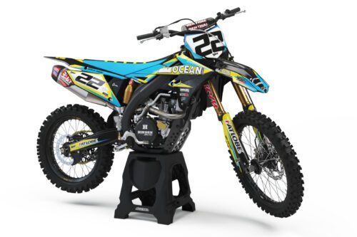 SUZUKI RMZ 450 STICKER KIT - 2014-2023 - MX MOTOX MOTOCROSS GRAPHICS KIT