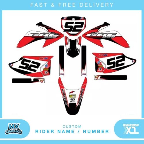 Fits Honda CRF230 2008-2012 . Custom MX Vinyl graphics, Decal Sticker Kit