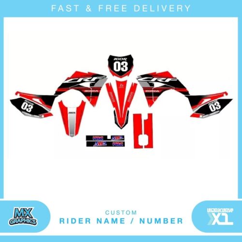 Fits Honda CRF230 2019-2020 . Custom MX Vinyl graphics, Decal Sticker Kit