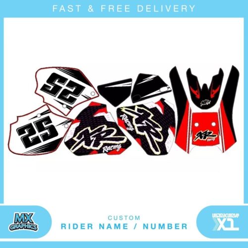 Fits Honda XR400. Custom MX Vinyl graphics, Decal Sticker Kit