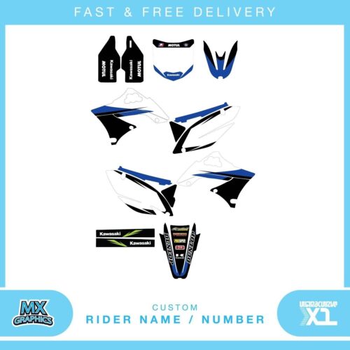 KAWASAKI KXF450 2006 - 2009 Motocross Graphics Kit Wrap Decals Sticker