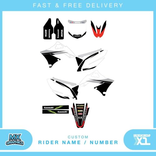 KAWASAKI KXF450 2006 - 2009 Motocross Graphics Kit Wrap Decals Sticker