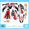 Fits Honda CRF230 2017 . Custom MX Vinyl graphics, Decal Sticker Kit