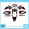 Fits Honda CRF230 2008-2012 . Custom MX Vinyl graphics, Decal Sticker Kit