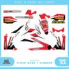 Fits Honda CRF250-450-2013-14 . Custom MX Vinyl graphics, Decal Sticker Kit