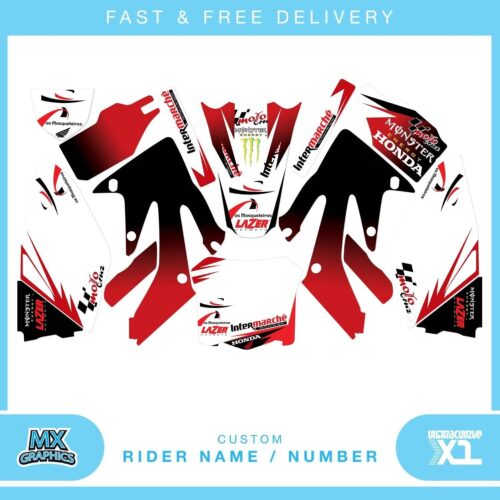 Fits Honda CRF 250 2008 . Custom MX Vinyl graphics, Decal Sticker Kit