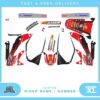 Fits Honda CRF 450 05-06 . Custom MX Vinyl graphics, Decal Sticker Kit