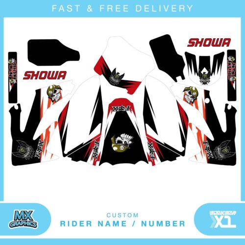 Fits Honda CRF 250 2008 . Custom MX Vinyl graphics, Decal Sticker Kit