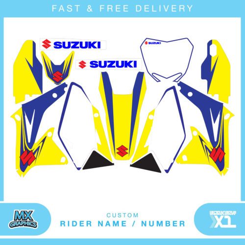 Suzuki RMZ450 2008 2009 2010 2011 - FULL Graphics / decal kit