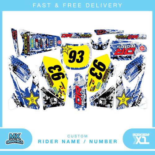 YAMAHA YZF250 - 450 2003 2005 Motocross Graphics Kit Decals Stickers MX