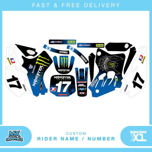 YAMAHA YZ 80 GRAPHICS KIT DECALS 1993-2001