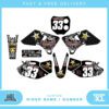 Yamaha YZF400 1998 - 2002 Motocross Graphics Kit Decals Stickers 1999 2000 2001