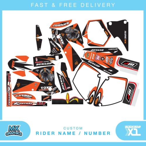 KTM 2001-2003 520 SX graphics kit