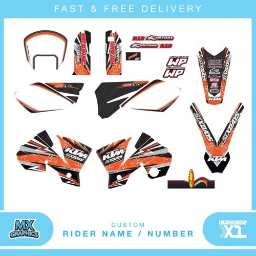 KTM FREERIDE 03-05 450EXC graphics kit