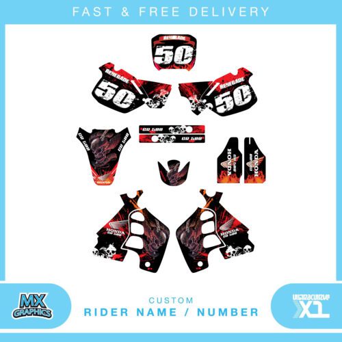 Graphics fits Honda CR 500 R 1989 - 1993 1994 1995 1996 1997 1998 1999 2000 2001