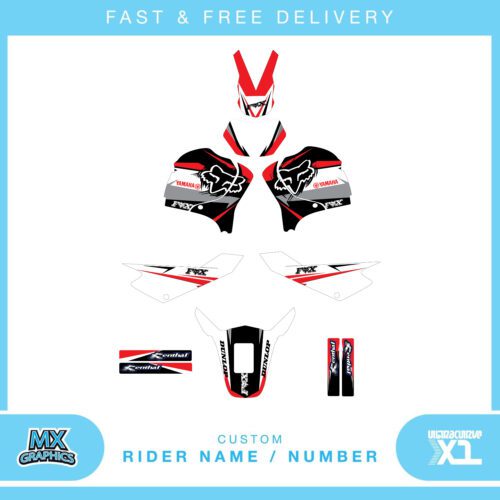 Fits Yamaha XT 225. Custom MX Vinyl graphics, Decal Sticker Kit