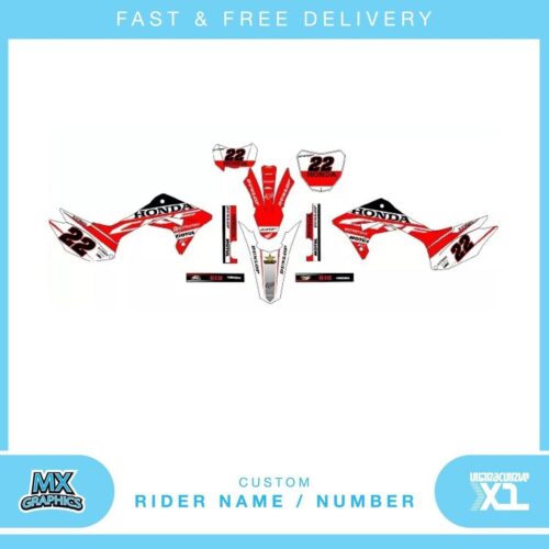 Fits Honda CRF250 2020. Custom MX Vinyl graphics, Decal Sticker Kit