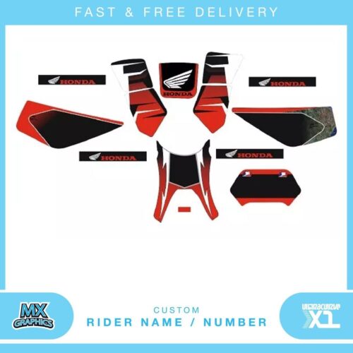 Fits Honda XLR350 R. Custom MX Vinyl graphics, Decal Sticker Kit