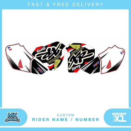 Fits Honda XR. Custom MX Vinyl graphics, Decal Sticker Kit