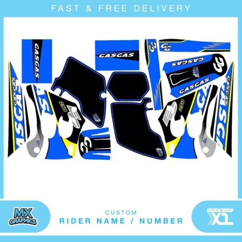 Fits GASGAS 2000. Custom MX Vinyl graphics, Decal Sticker Kit