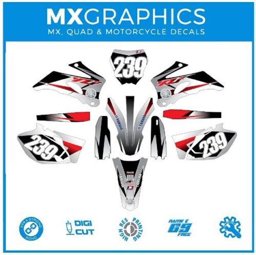 Fits Yamaha WR250F 2005-2012. Custom MX Vinyl graphics, Decal Sticker Kit