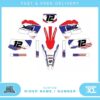 Fits Honda XR200. Custom MX Vinyl graphics, Decal Sticker Kit America