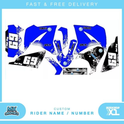 Fits Yamaha XT125 . Custom MX Vinyl graphics, Decal Sticker Kit