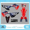 HONDA CRF 250 450 2010-2025 STICKER KIT - MX MOTOX MOTOCROSS GRAPHICS KIT