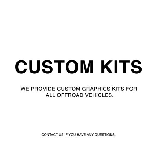 Custom graphics kits