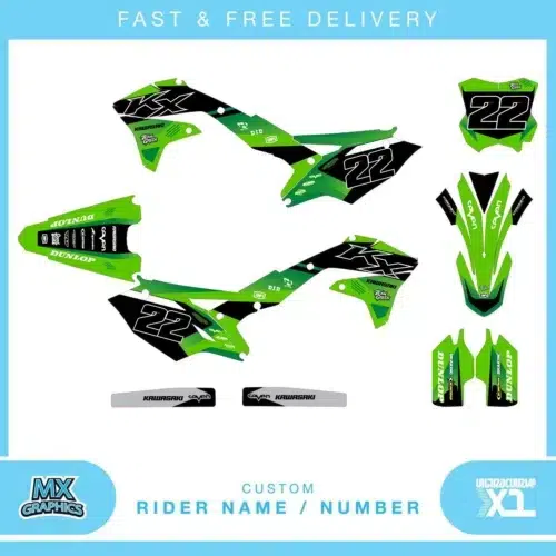 Kawasaki KXF450R 2016-2018 Graphics Kit