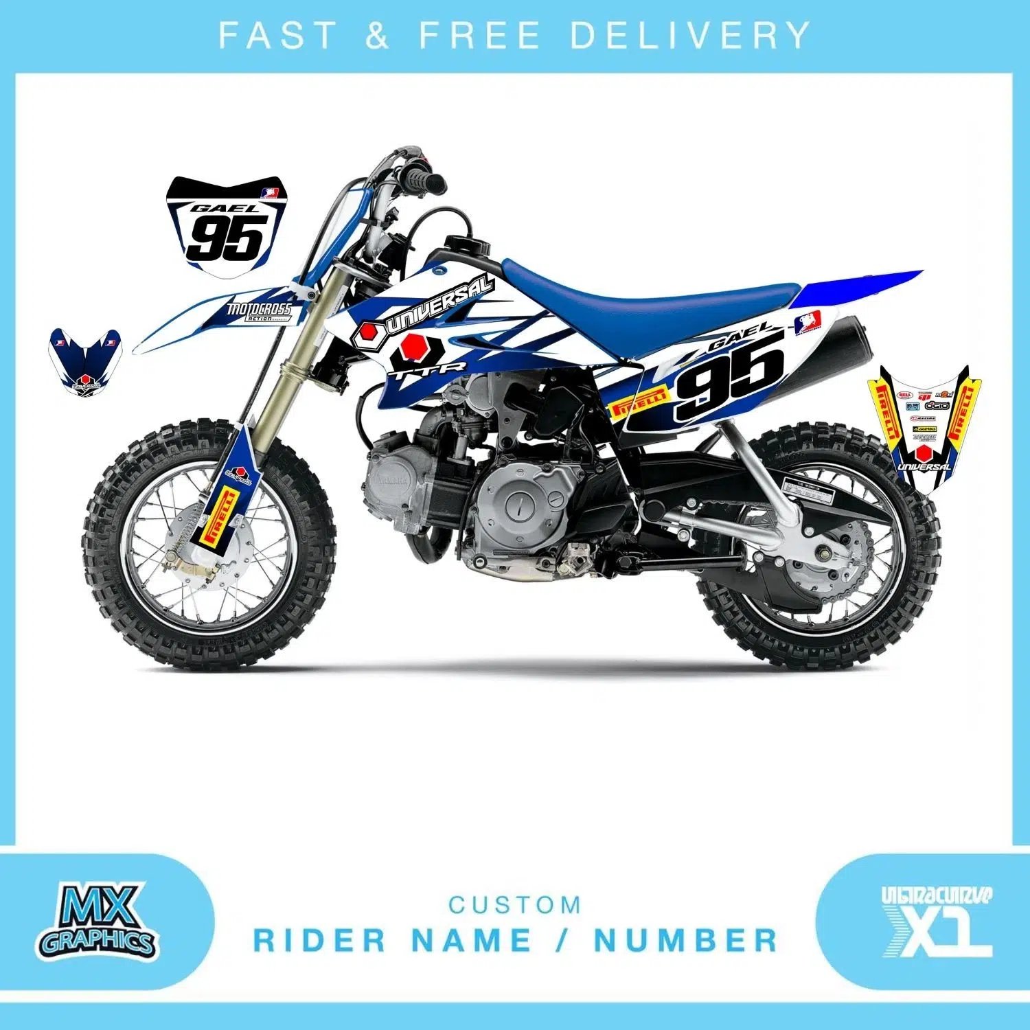 Yamaha TTR50 2005-2018 Graphics Kit