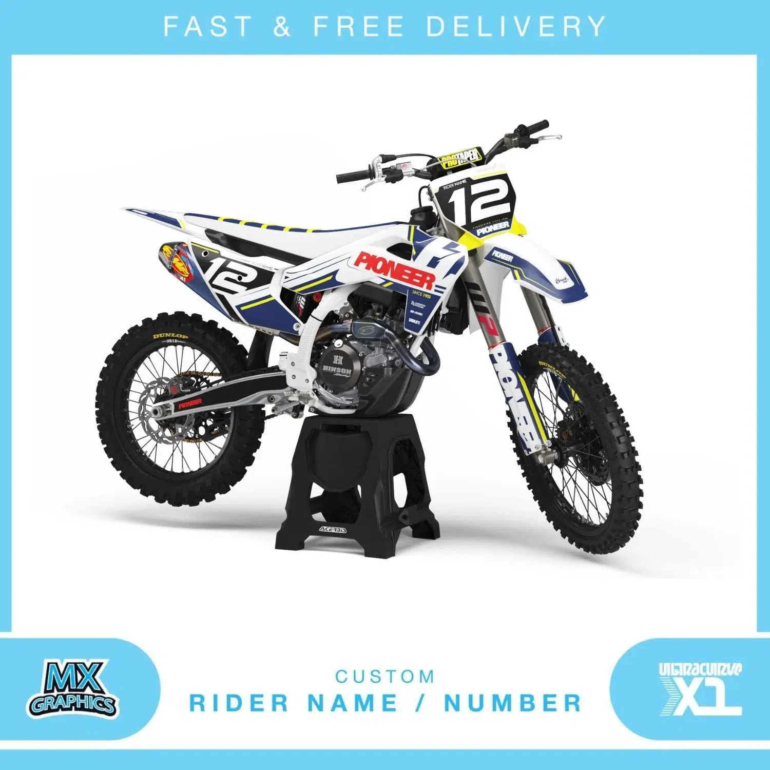 Husqvarna FC450 2025 Graphics Kit