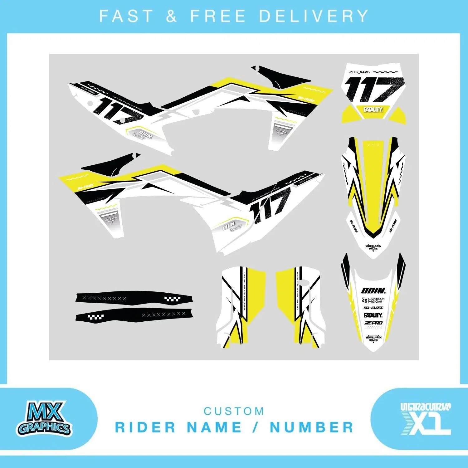 KTM SX SXF EXC EXC-F SE1 Graphics Kit