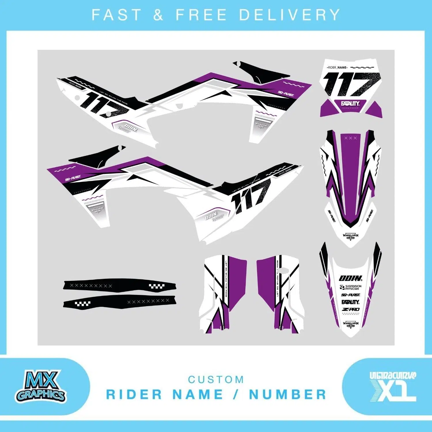 KTM SX SXF EXC EXC-F SE1 Graphics Kit