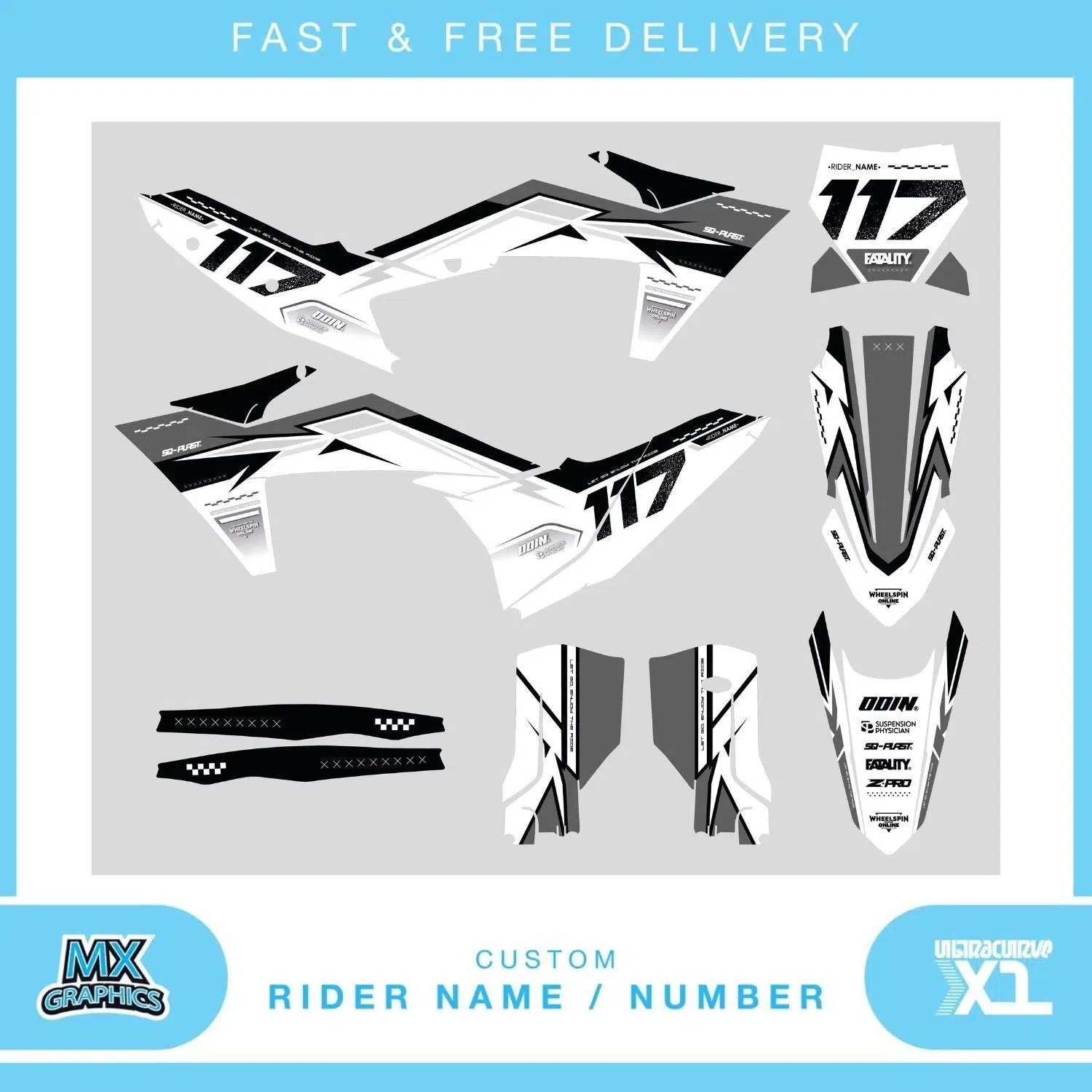 KTM SX SXF EXC EXC-F SE1 Graphics Kit