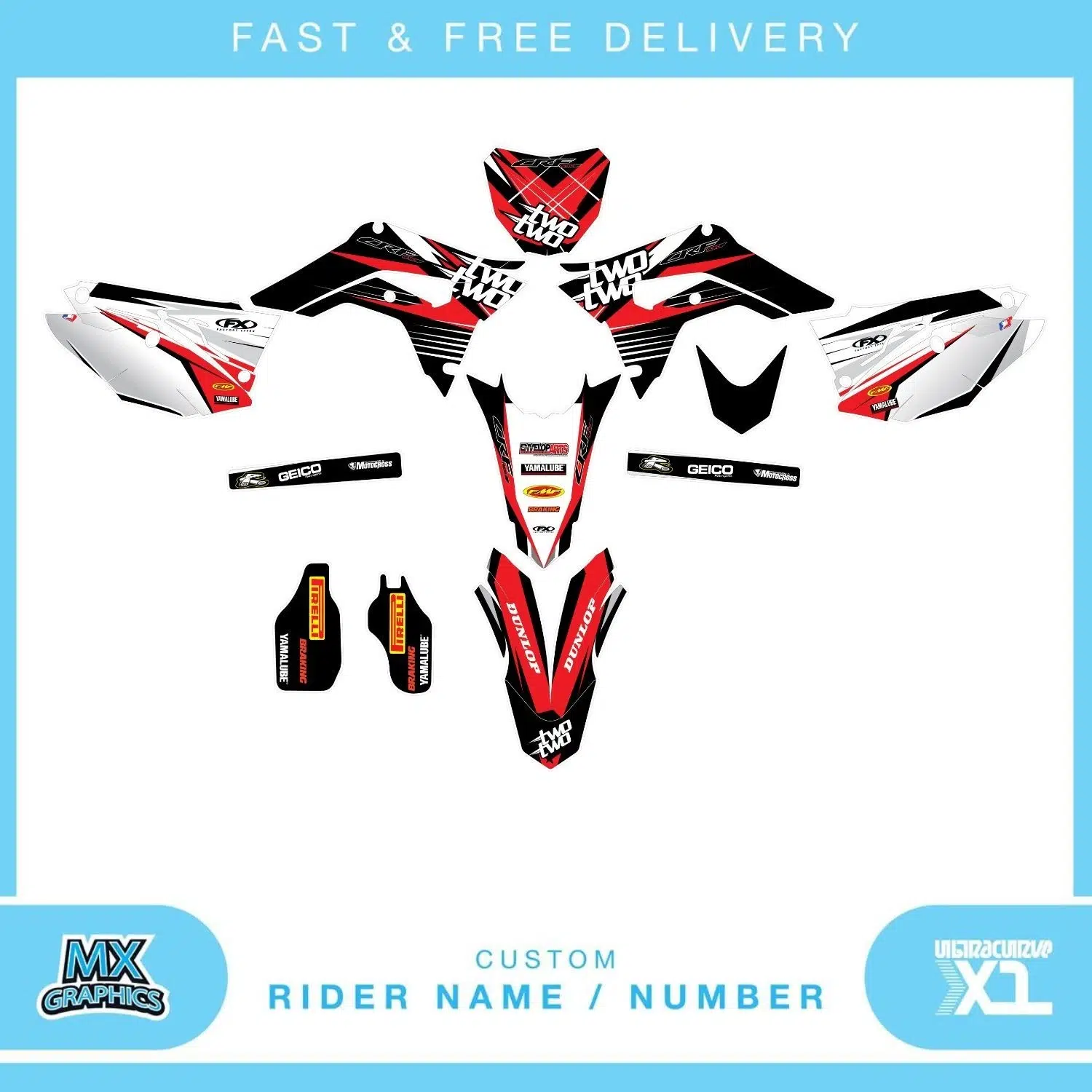 Honda CRF250R 2019 Graphics Kit