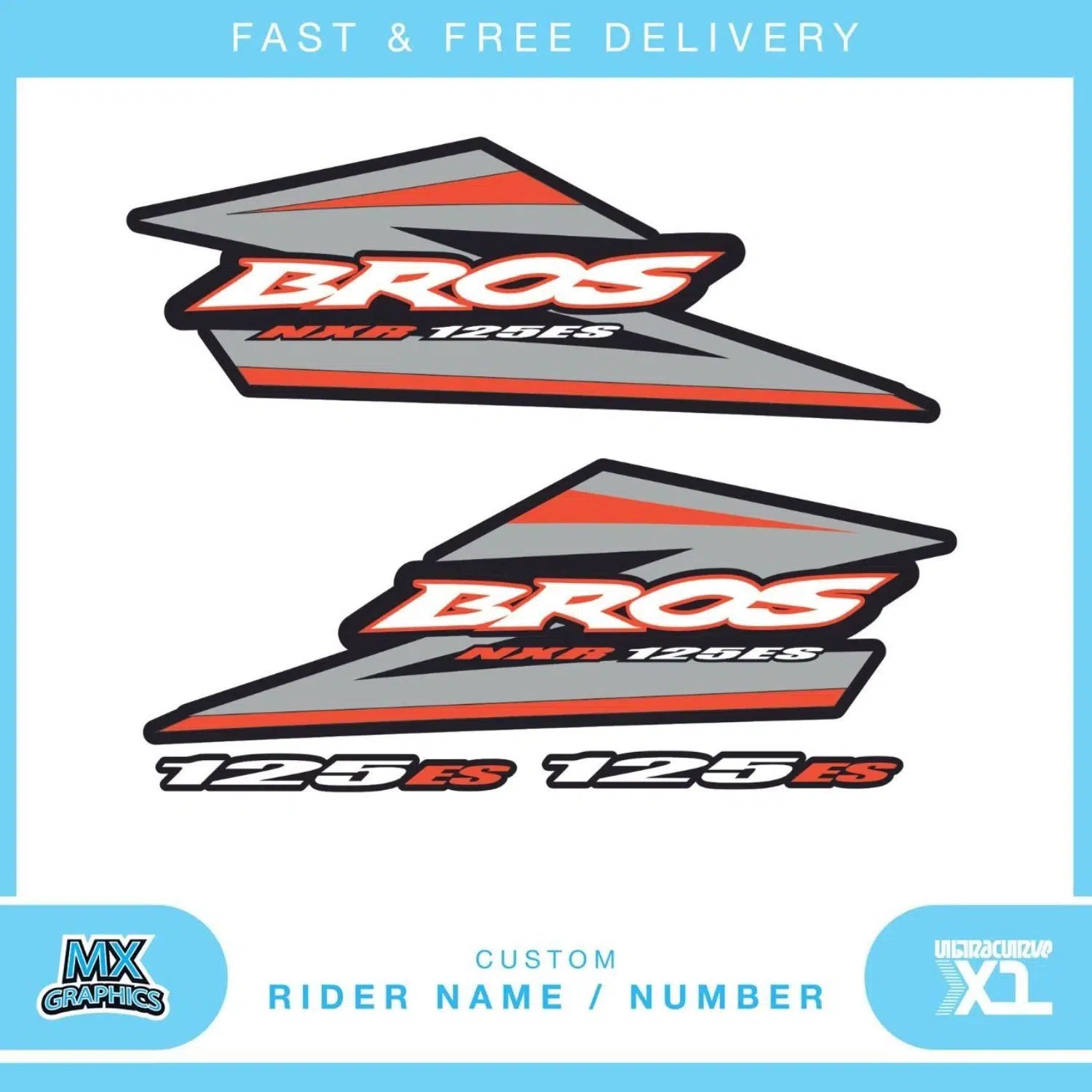 Honda NXR125ES Bros Graphics Kit