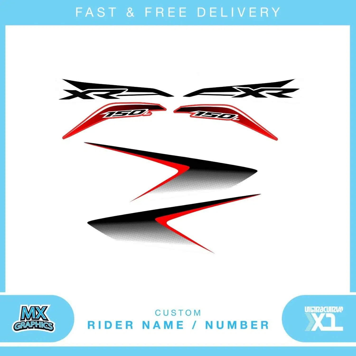 Honda XR150L Graphics Kit